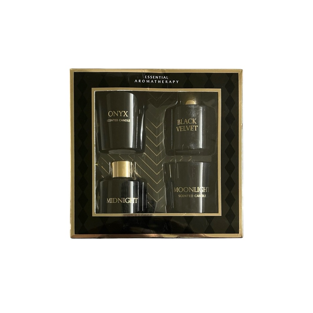 Essential Aromatherapy Fragranced Candles and Reed Diffusers Set Masculine Scent